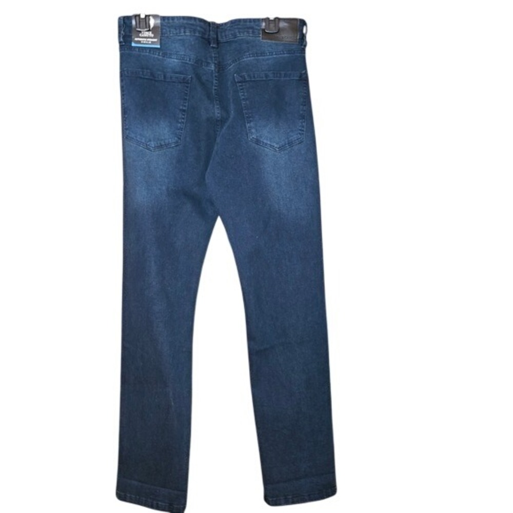 Vince Camuto Mens Authentic Straight Leg Dark Wash Stretch Denim Jeans 30x32